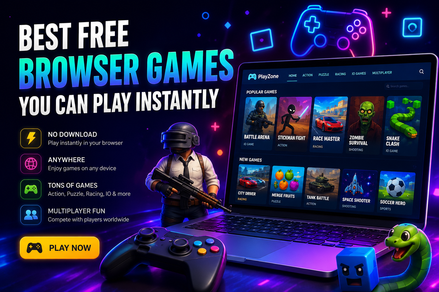 Best Free Browser Games You Can Play Instantly